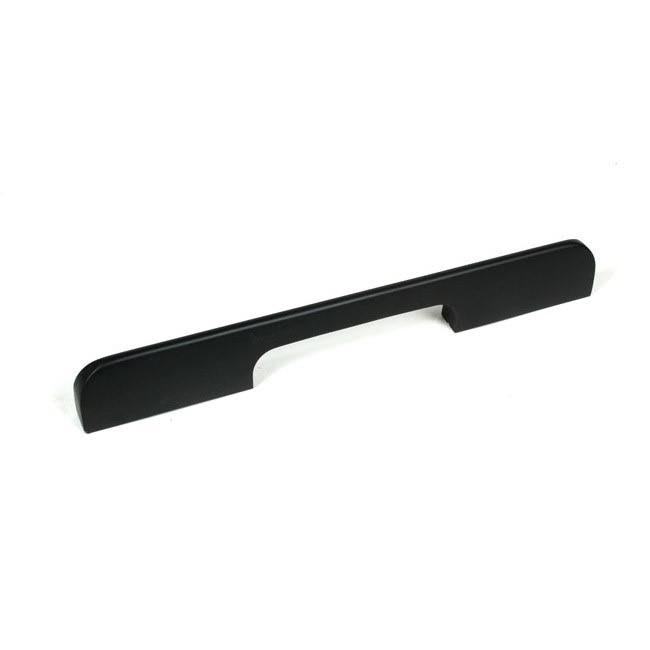 8-Inch Solid Matte Black Cabinet Bar Pull Handle (Case of 10) U64669