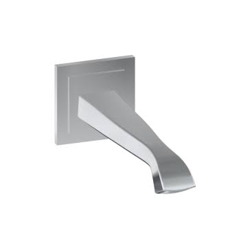 Brushed 18K Gold Plated Wall Mount Tub Spout Y807973