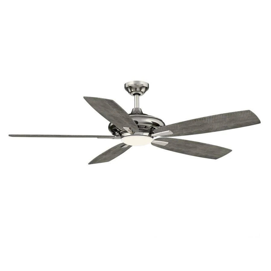 52x22 Pewter LED Indoor 5-Blade Fan with Remote P282012