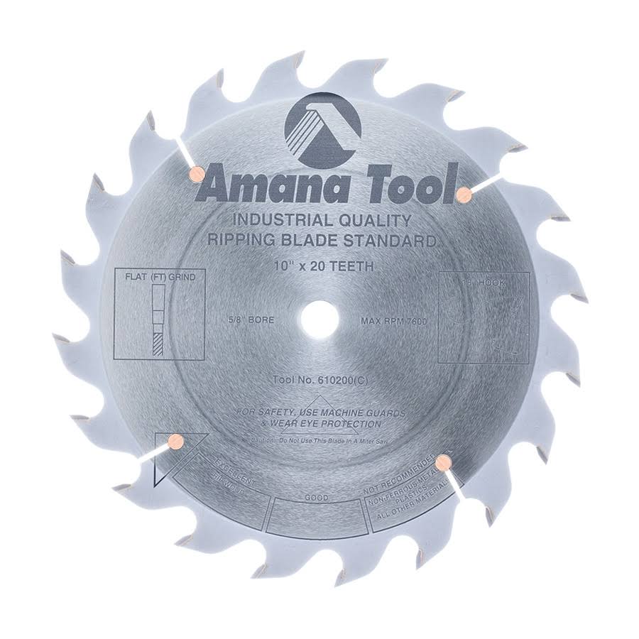 Carbide Tipped Ripping 10 inch 20T Saw Blade Q7580