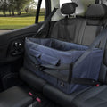 Deep Blue Pet Car Booster Seat with 2 Safety Leashes A3037