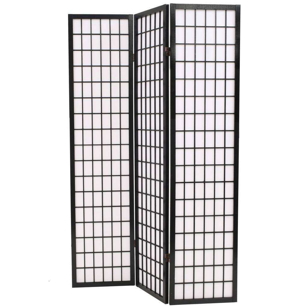 White Folding 5-Panel Room Divider A2321