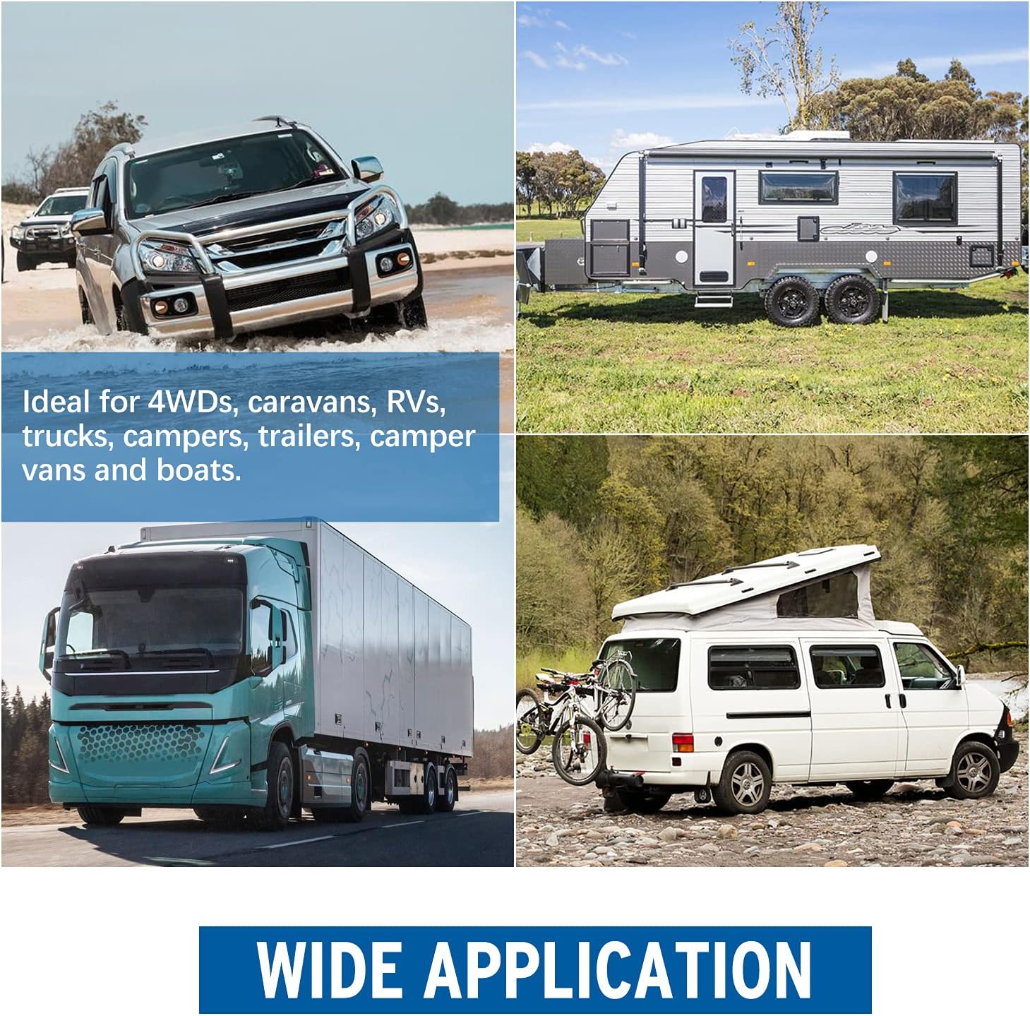 40A DC to DC On-Board Battery Charger Dual Input, Pack of 2 P9648