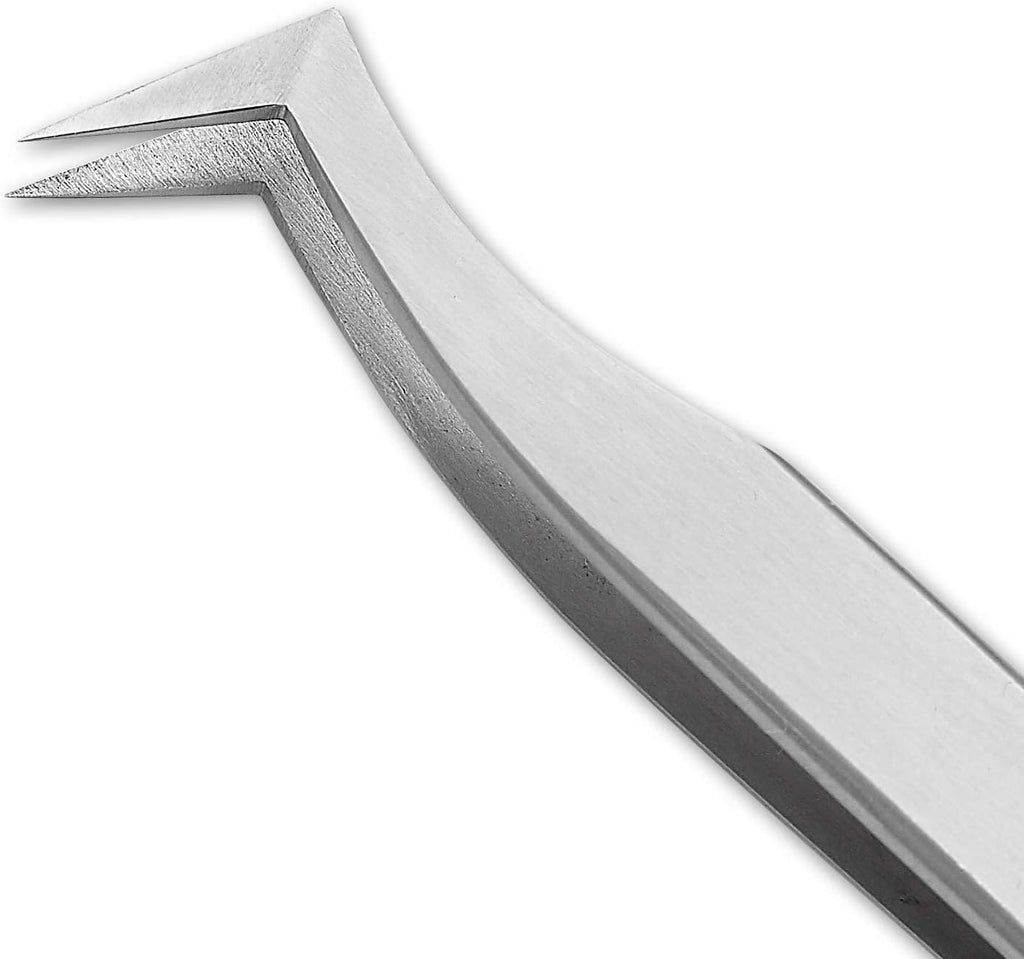 Mink Lashes Applicator Tweezer, Japanese Stainless Steel, Pack of 2 P9710