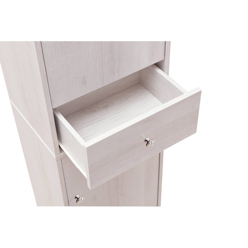 White Oak Compact Farmhouse Armoire N753