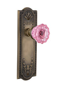 Antique Brass Crystal Glass Door Knob B789882