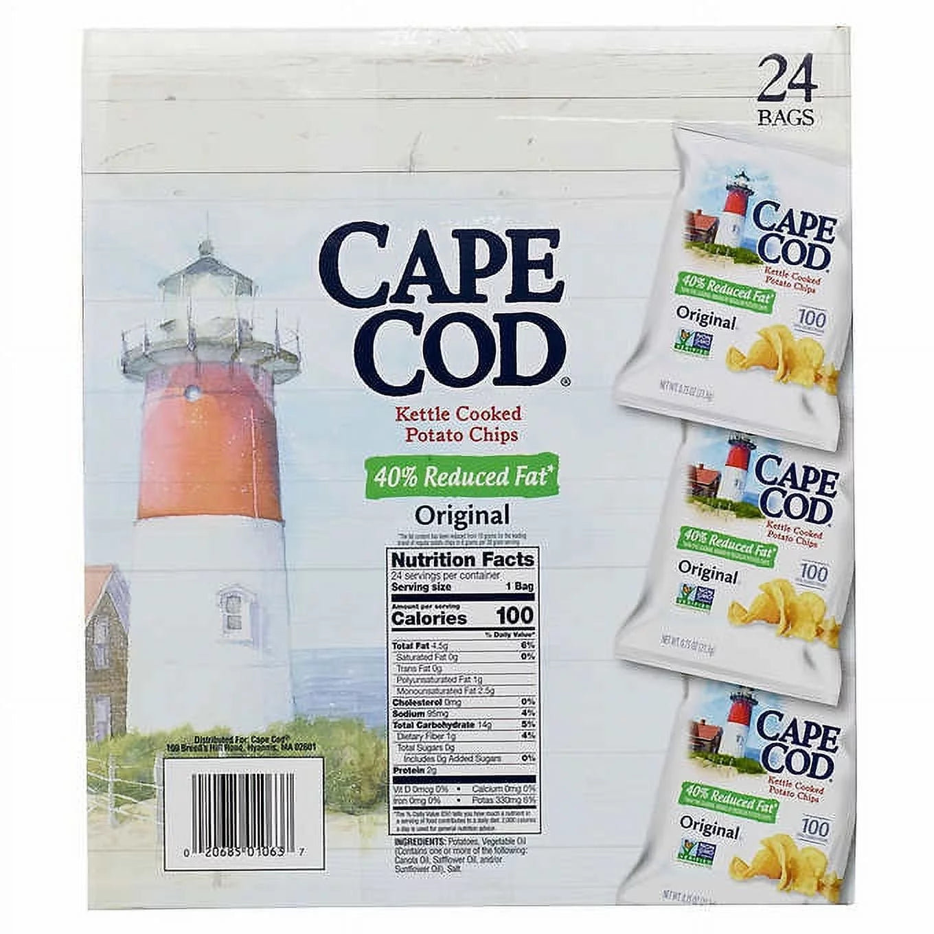 Original 0.75 oz 24 ct Potato Chips M8286