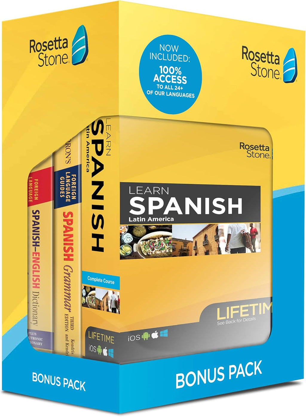 Lifetime Online Access Spanish Grammar Guide Dictionary Book Set I733568