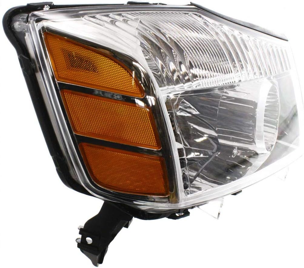 Headlight Driver and Passenger Side with Bulbs C714