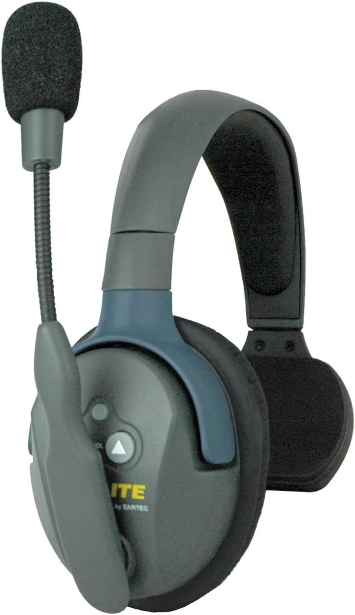 5 Person Wireless Communication Headset System with HUB Mini Base Transceiver Q27511