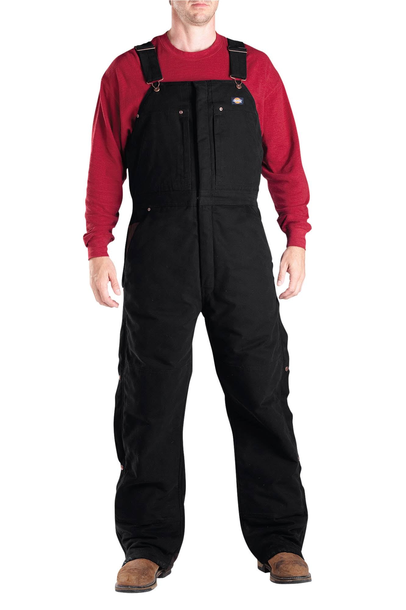 Black Insulated Bib Overall T606441