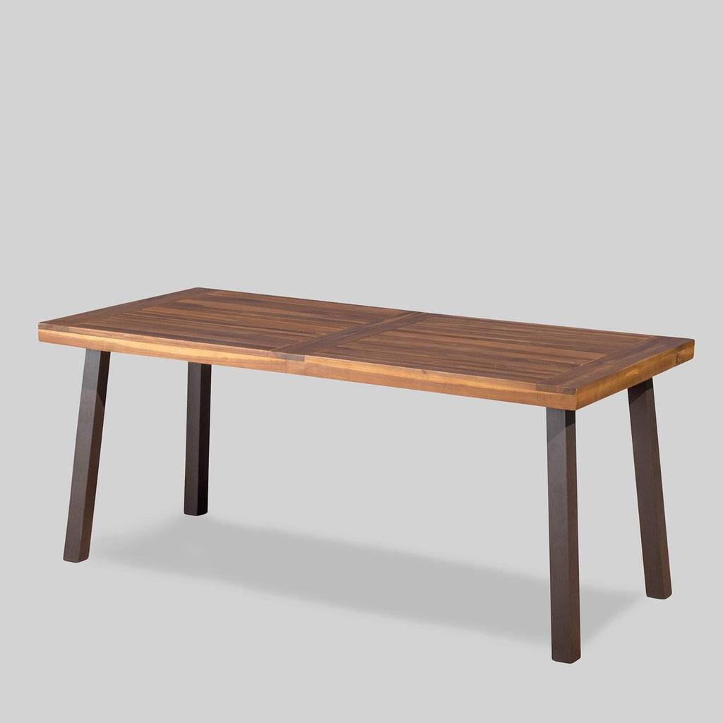 7-Pcs Acacia Wood Patio Dining Set Q9971
