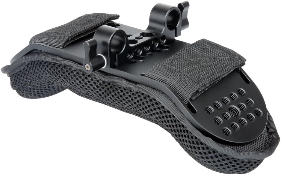 Shoulder Mount Support System for Video Camcorder Camera DSLR Rig (15mm Railblock) Pack of 2 S9019