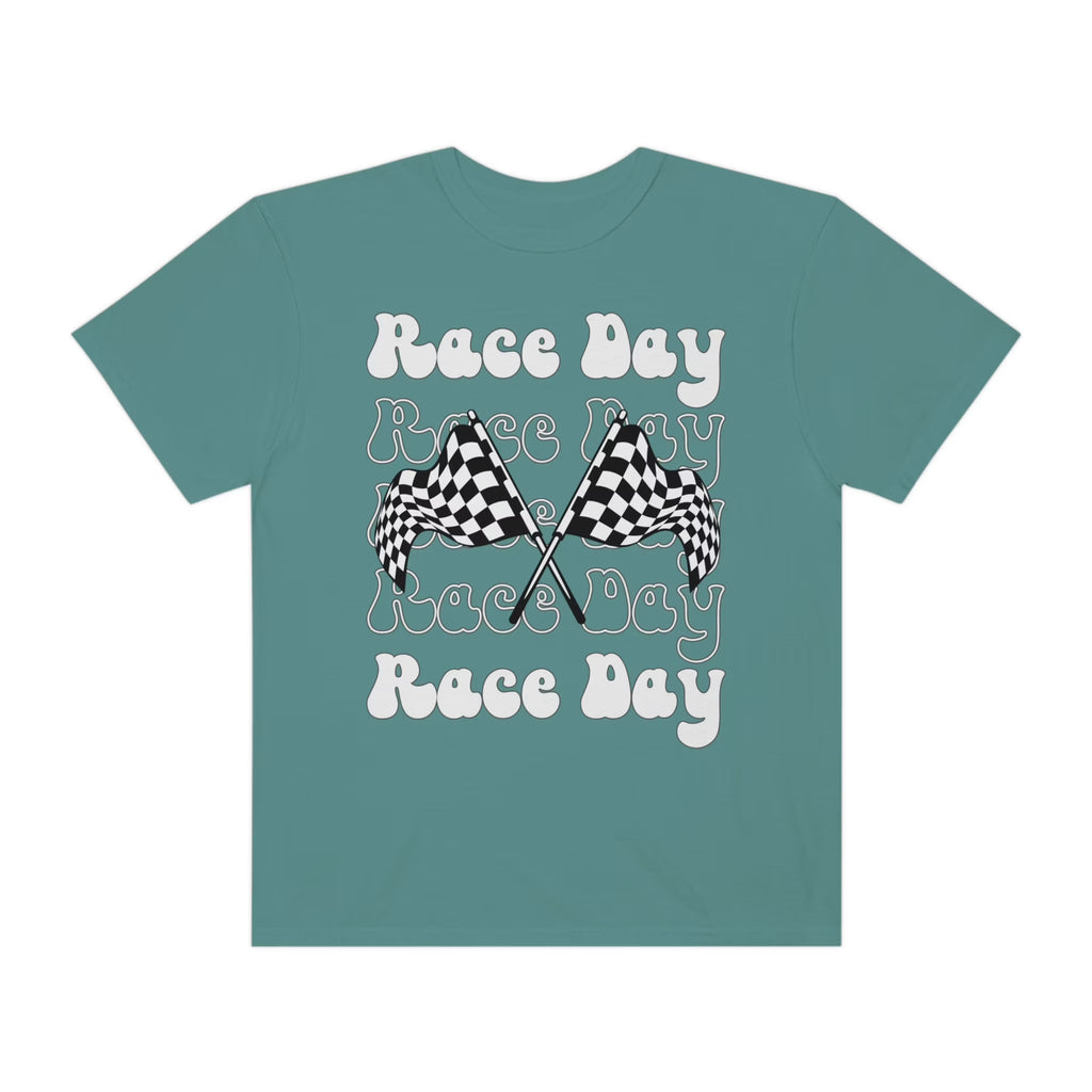 Checkered Flag Drag Racing Tee Y9828