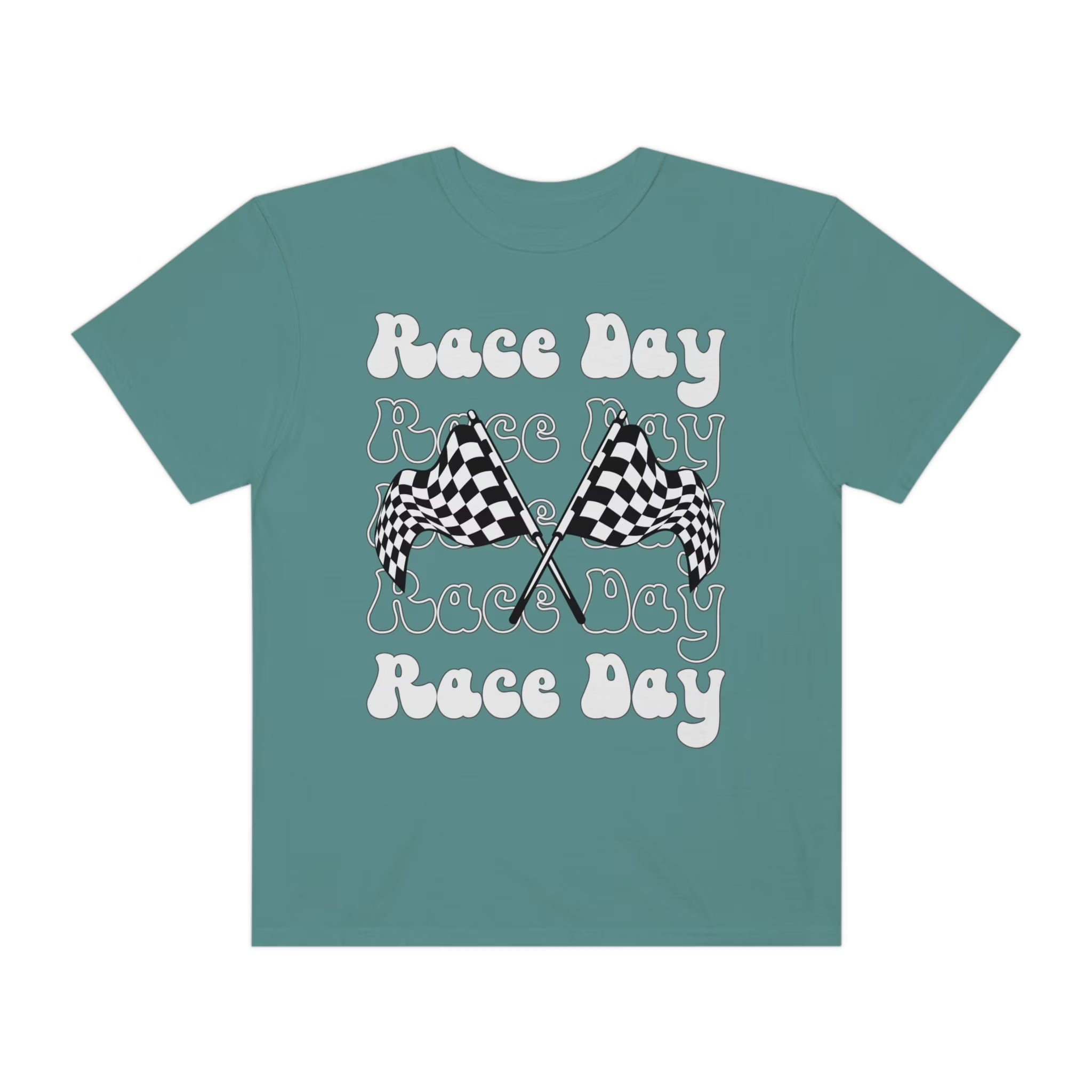 Checkered Flag Drag Racing Tee Y9828