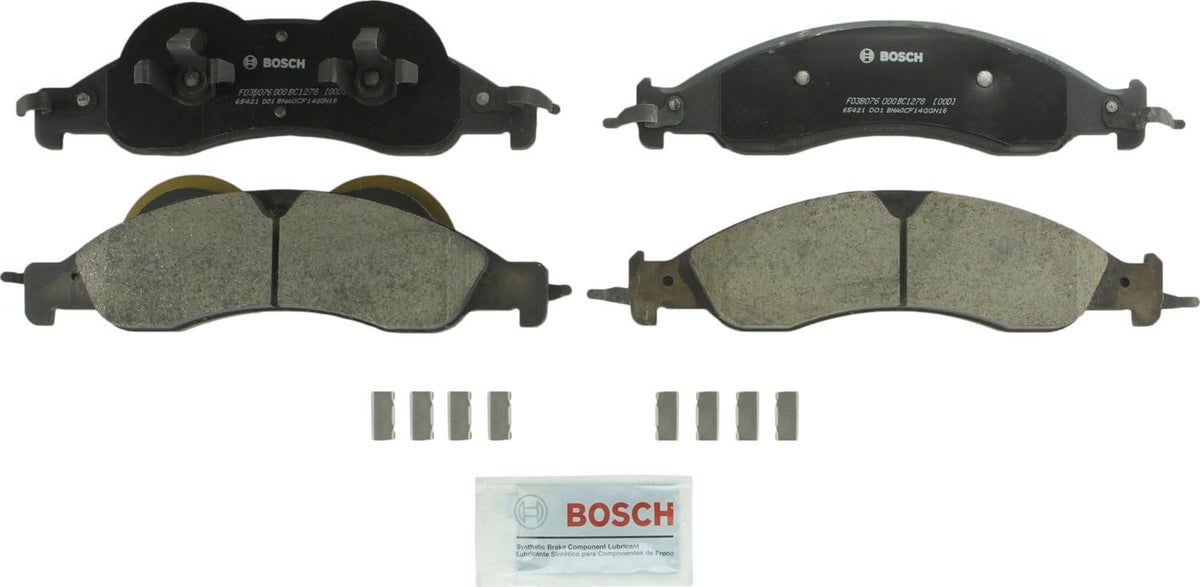 Bosch BC1278 QuietCast Premium Ceramic Front Disc Brake Pad Set F487803
