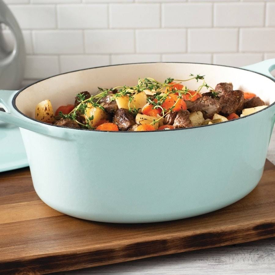 Cast Iron Covered Dutch Oven, 6.5 qt A855399