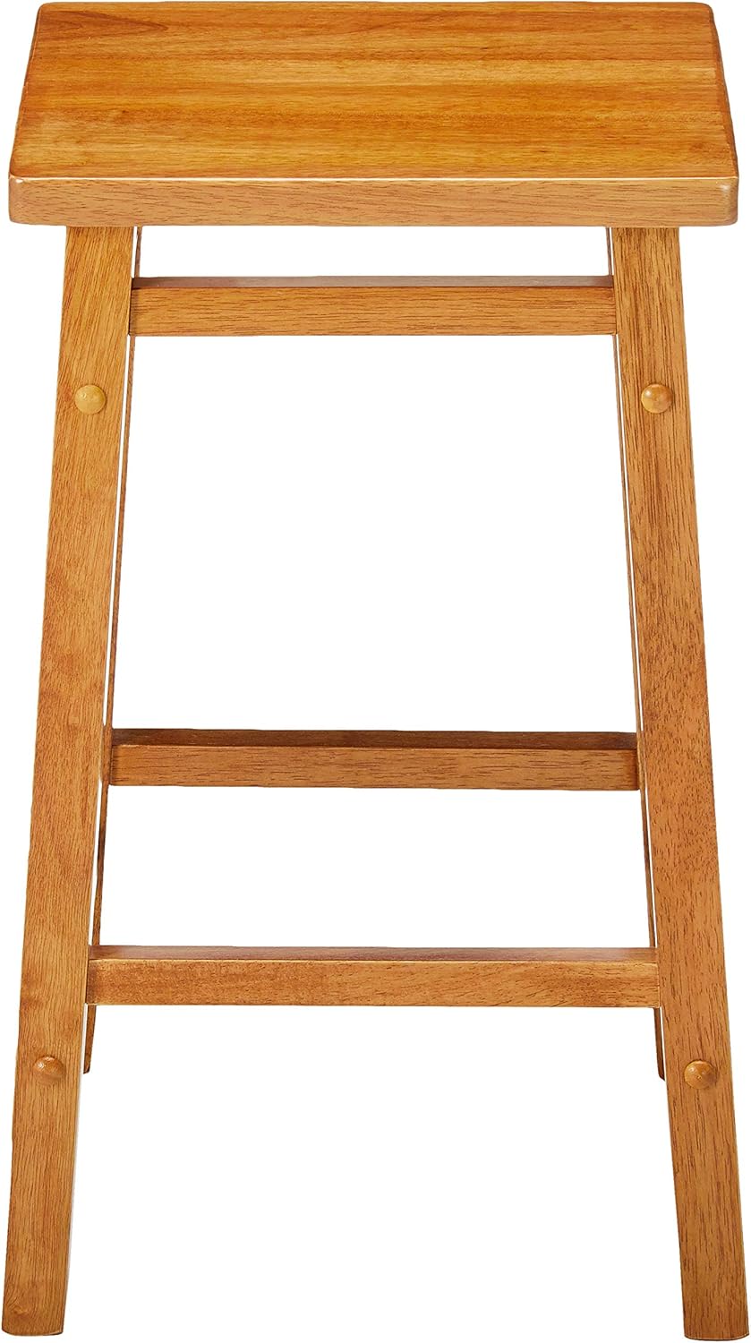 Teak Bar Stool, Pack of 2 O11308