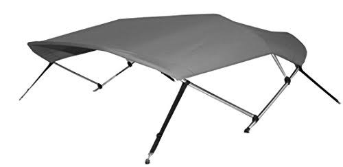 36 H x 79-84 W 6& Long 3 Bow Gray Boat Cover Z1024