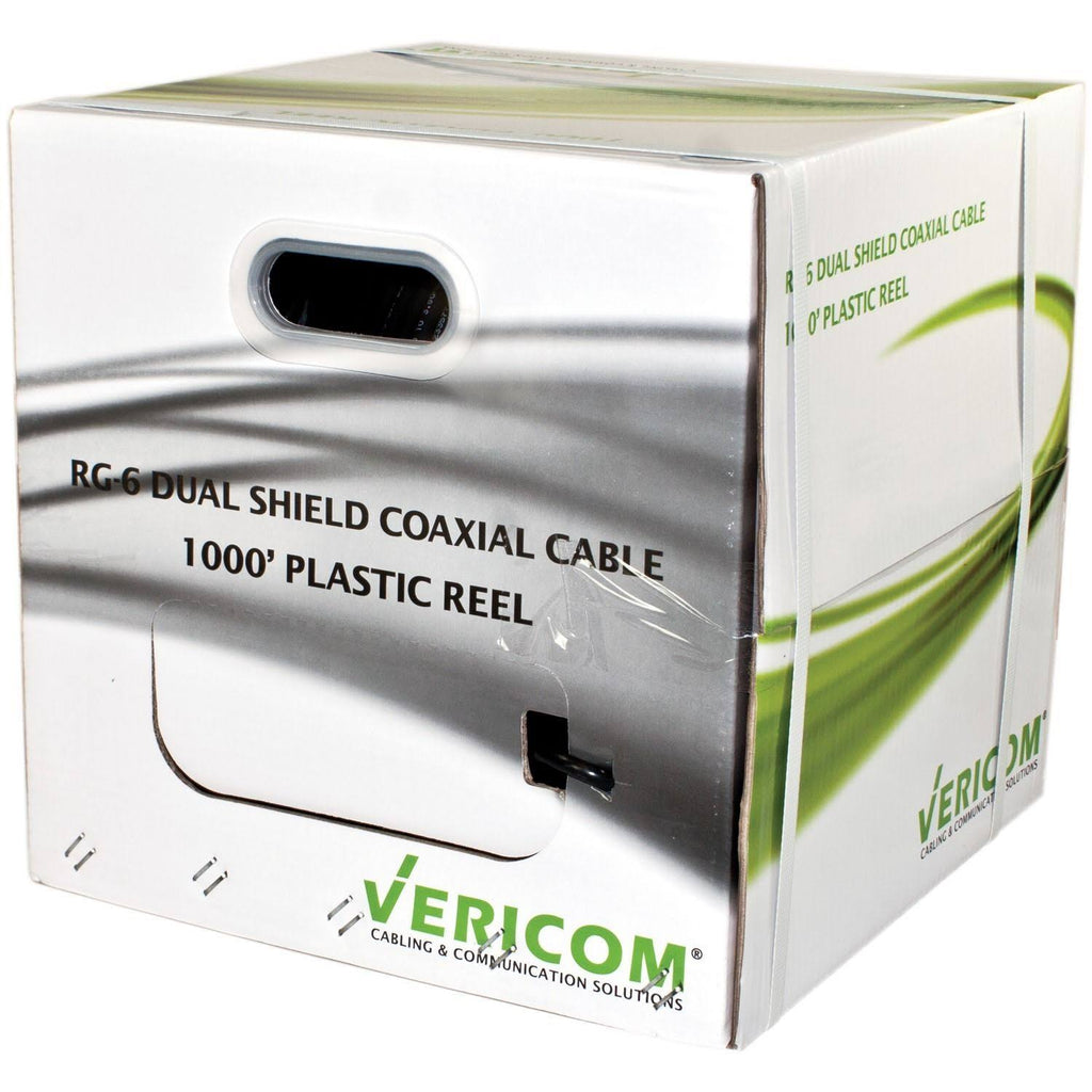 RG6 CCS Dual-Shield Coaxial Cable 1000ft N2931