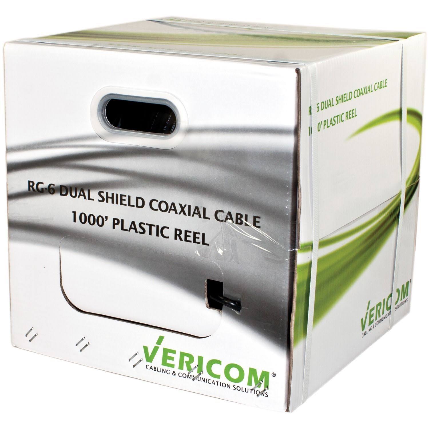 RG6 CCS Dual-Shield Coaxial Cable 1000ft N2931