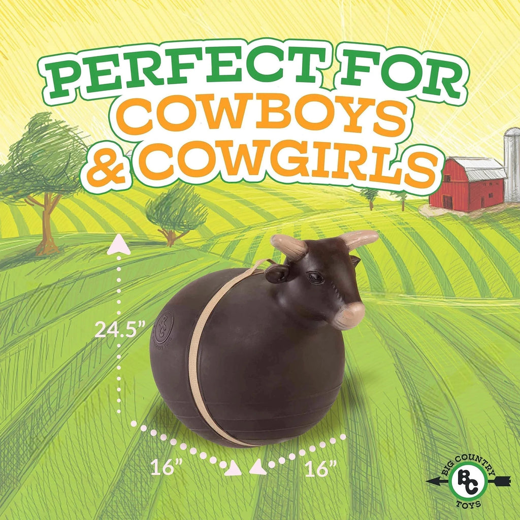 Inflatable Bouncy Bull Rodeo Ride-on Toy E595192