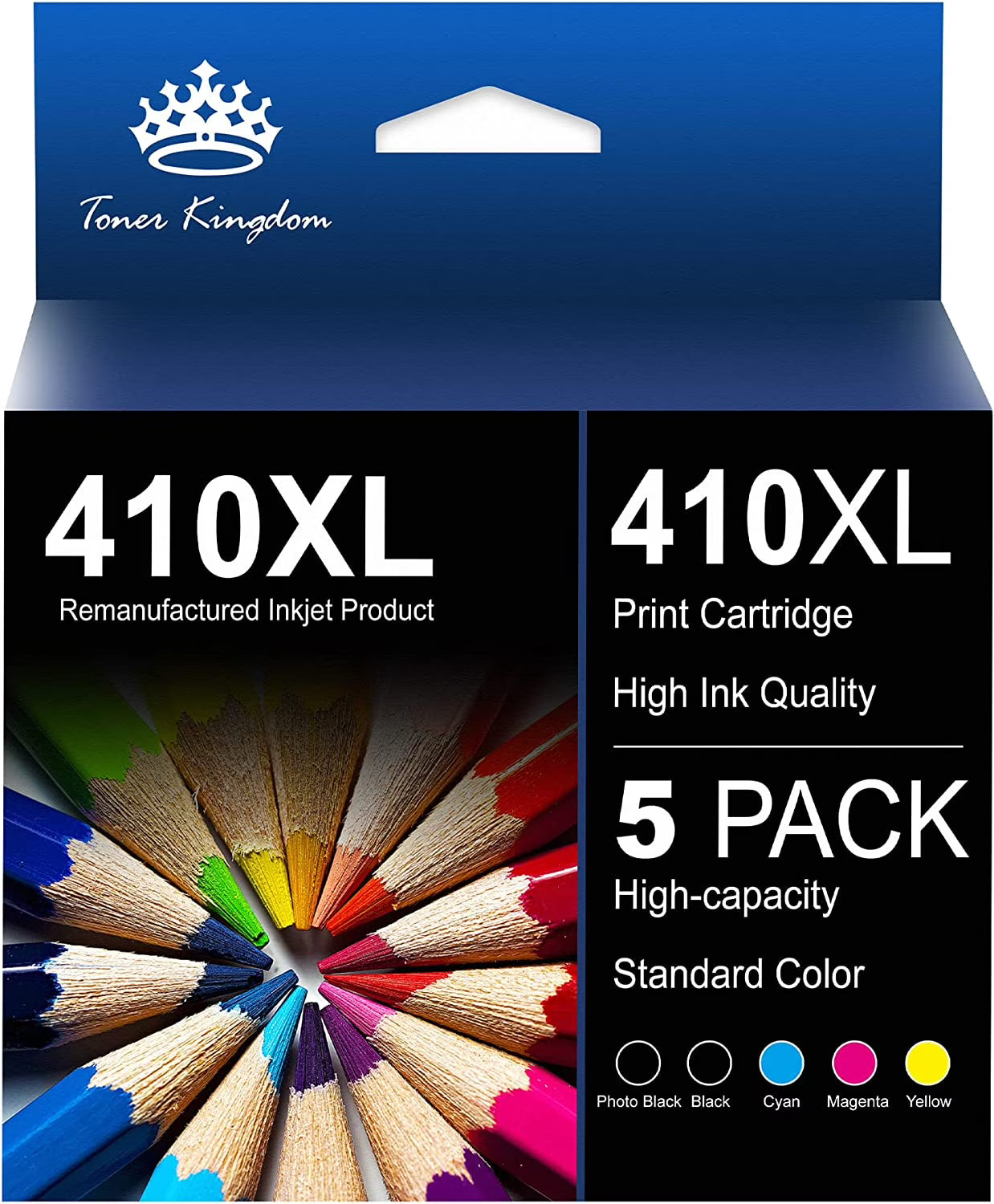 410 Ink Cartridges High Yield 5-Pack for Epson Printer M346