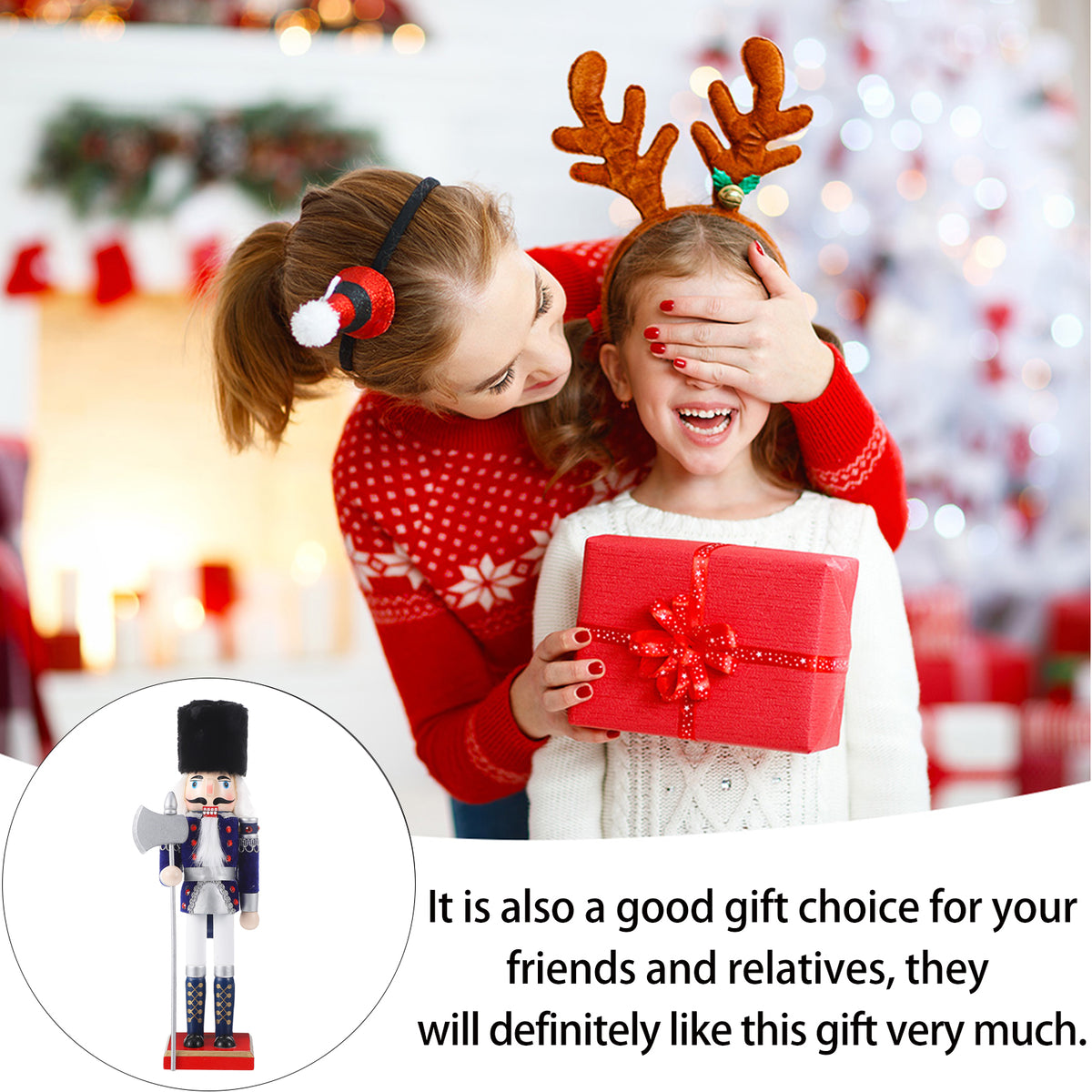 Wooden Nutcracker Soldier Doll T7953