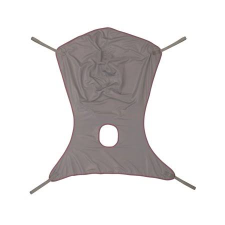 Full Body Sling with Commode Opening for Patient Lifts, 500 lb. Weight Capacity, Polyester Fabric B681