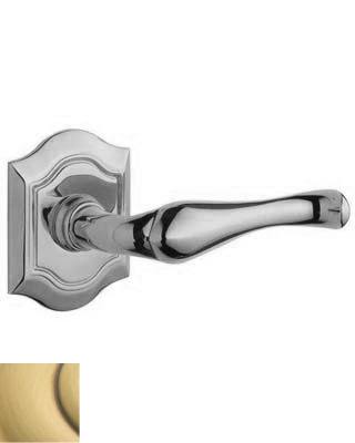 Satin Brass/Brown Lever Pair K82048