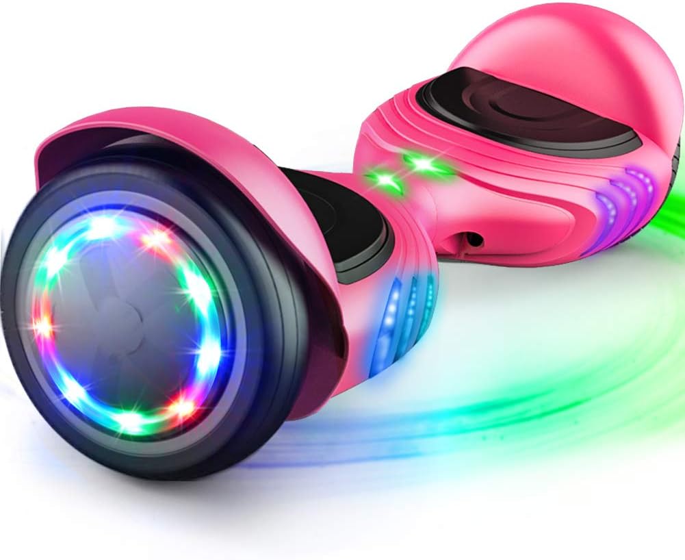 6.5" Wheel Self-Balancing Scooter with Bluetooth Speaker and LED Lights A1410