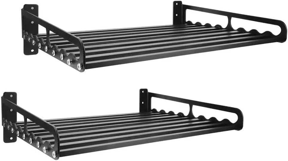 Black Wall Shelf for Kitchen Organizer U102