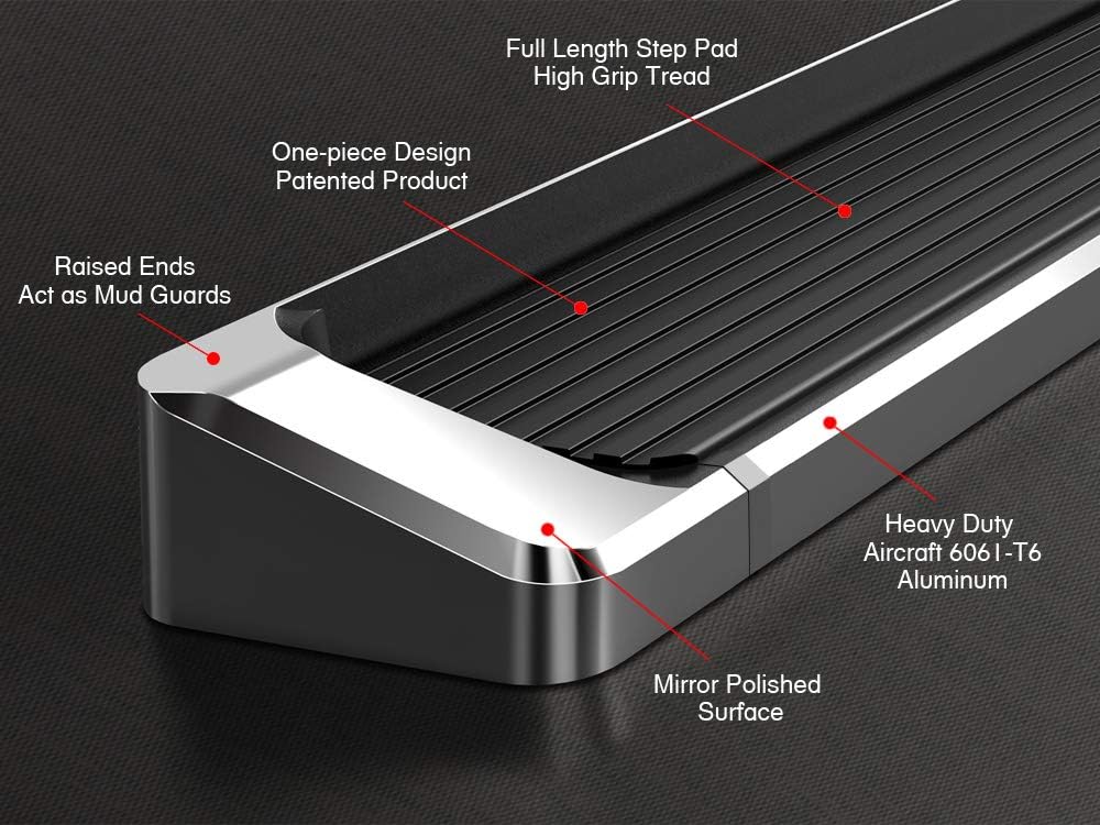 6in Running Boards for Silverado Sierra Regular Cab D4811