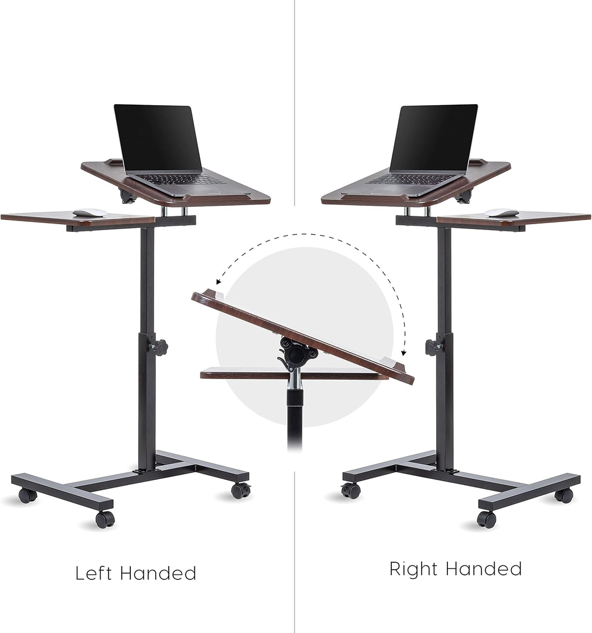 Brown Adjustable Height Laptop Table T98134