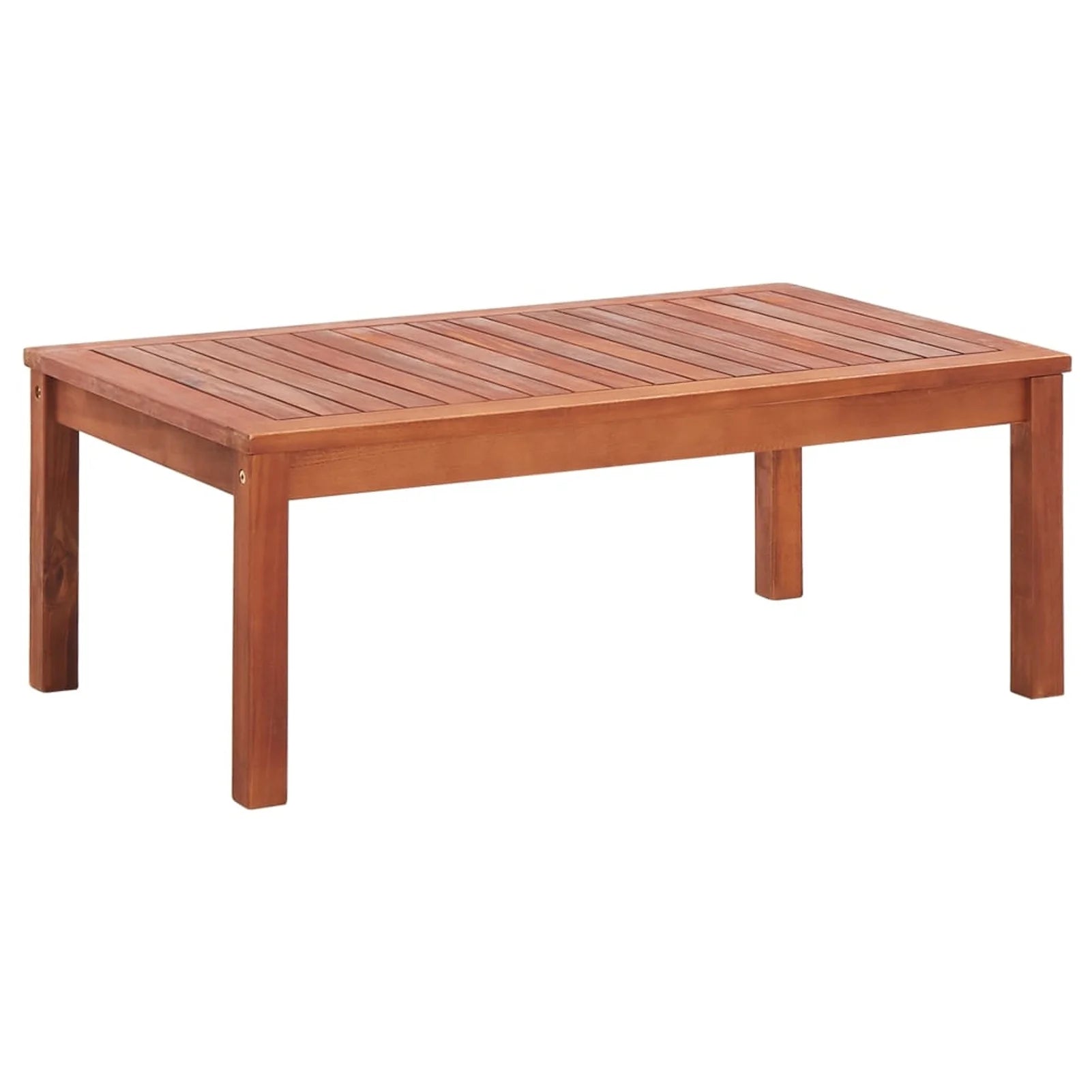 Set of 4 Cream White Cushioned Acacia Wood Outdoor Furniture Set X429250