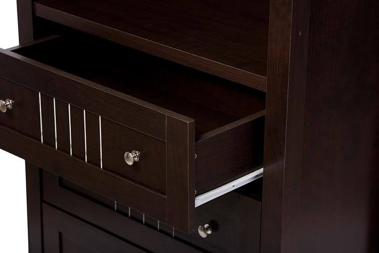 Dark Brown Sideboard Storage Cabinet S68554