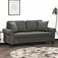 2-Seater Sofa Dark Gray 55.1" T7819