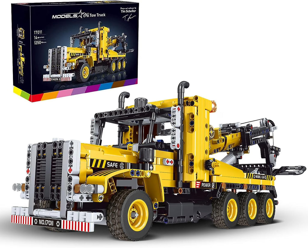 Road Trailer Tow Truck Building Blocks Kit R4792