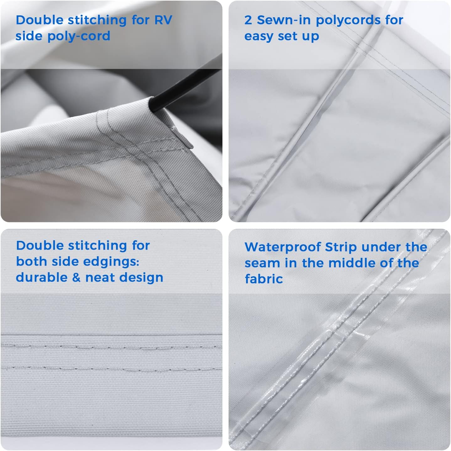 RV Awning Fabric Replacement 20' Gray K6170
