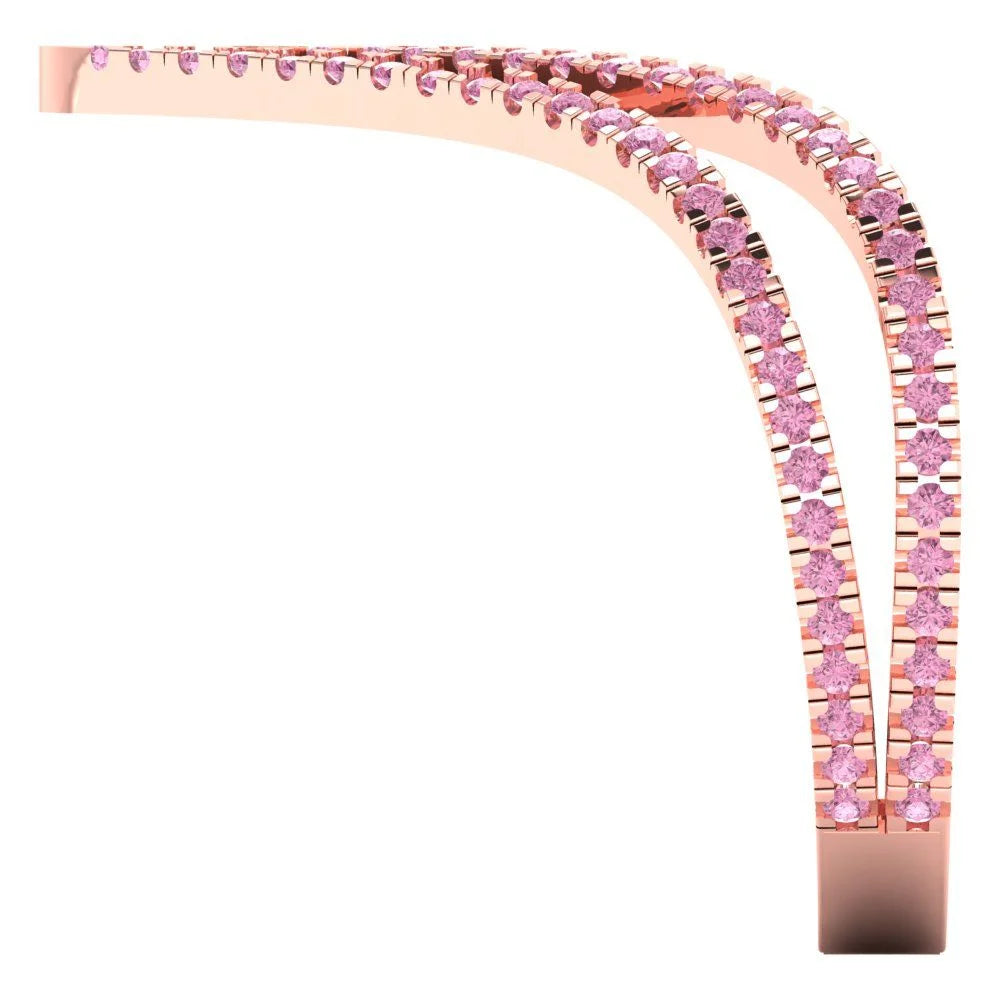 0.52 ct Pink Diamond 14k Rose Gold Ring size 3.75 V750635