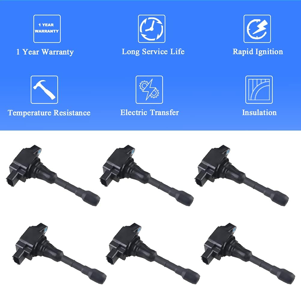 Ignition Coils Pack of 6 F655