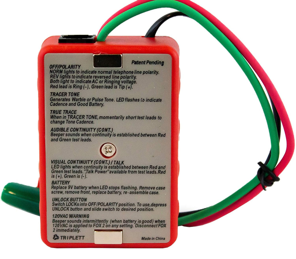 Tone and Probe Wire Tracing Kit Q212