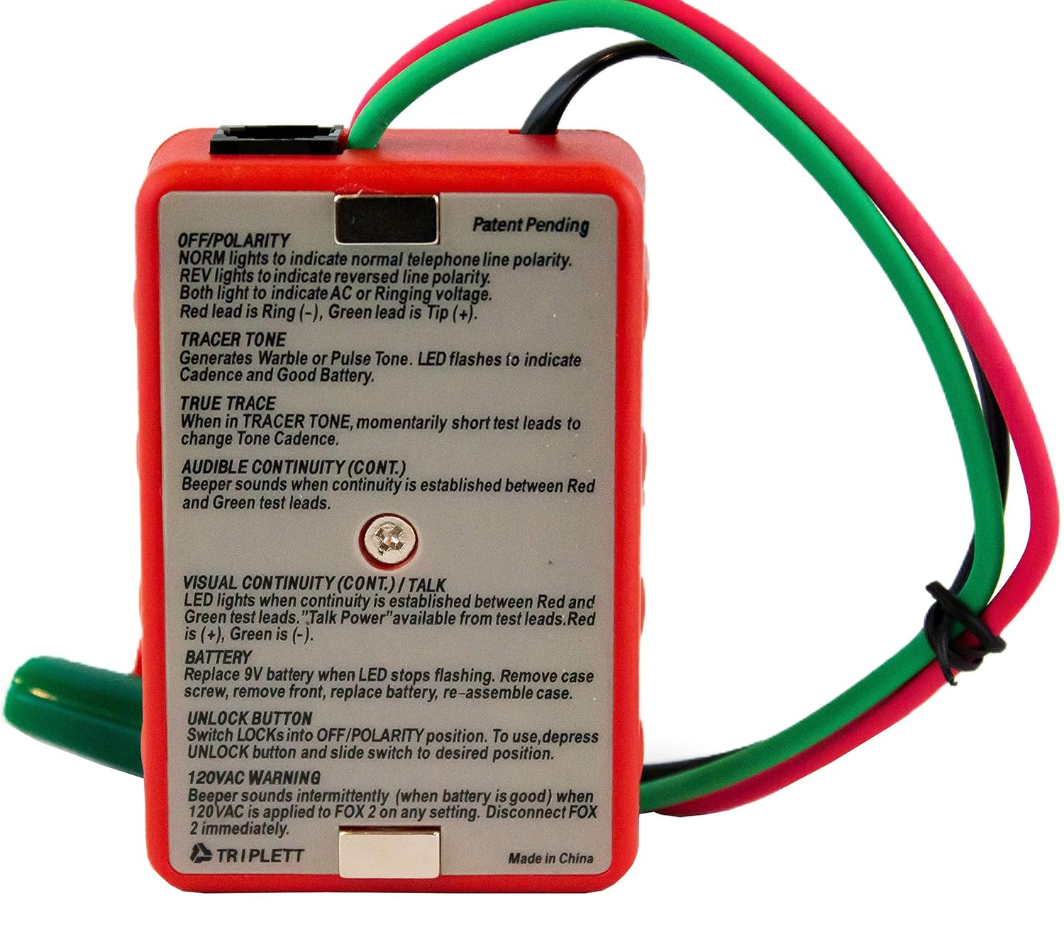 Tone and Probe Wire Tracing Kit Q212