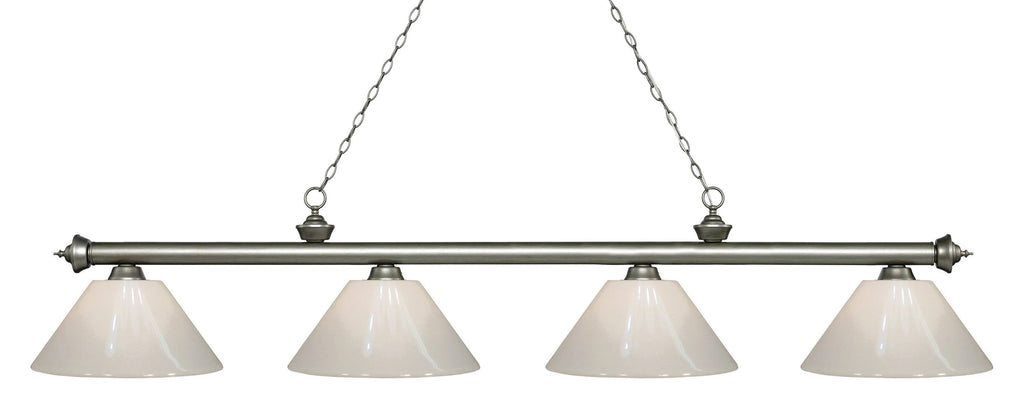 4 Light Island/Billiard Antique Silver J439569