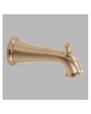 Venetian Bronze Tub Spout with Pull-Up Diverter B291