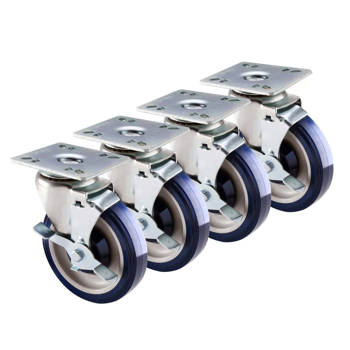 Plate Caster with Wheel (Set of 4) N563623