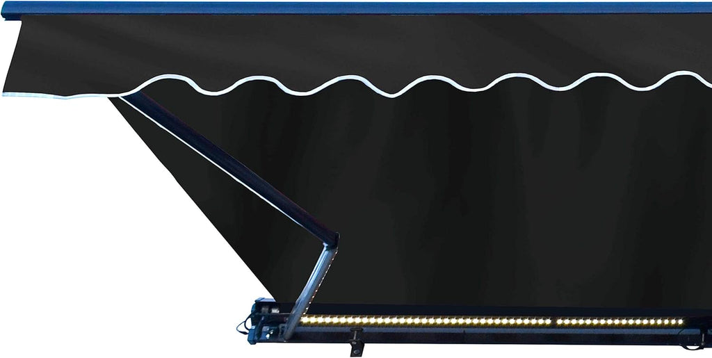 Green Motorized Retractable Patio Awning 16 x 10 Feet B61785
