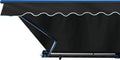 Green Motorized Retractable Patio Awning 16 x 10 Feet B61785
