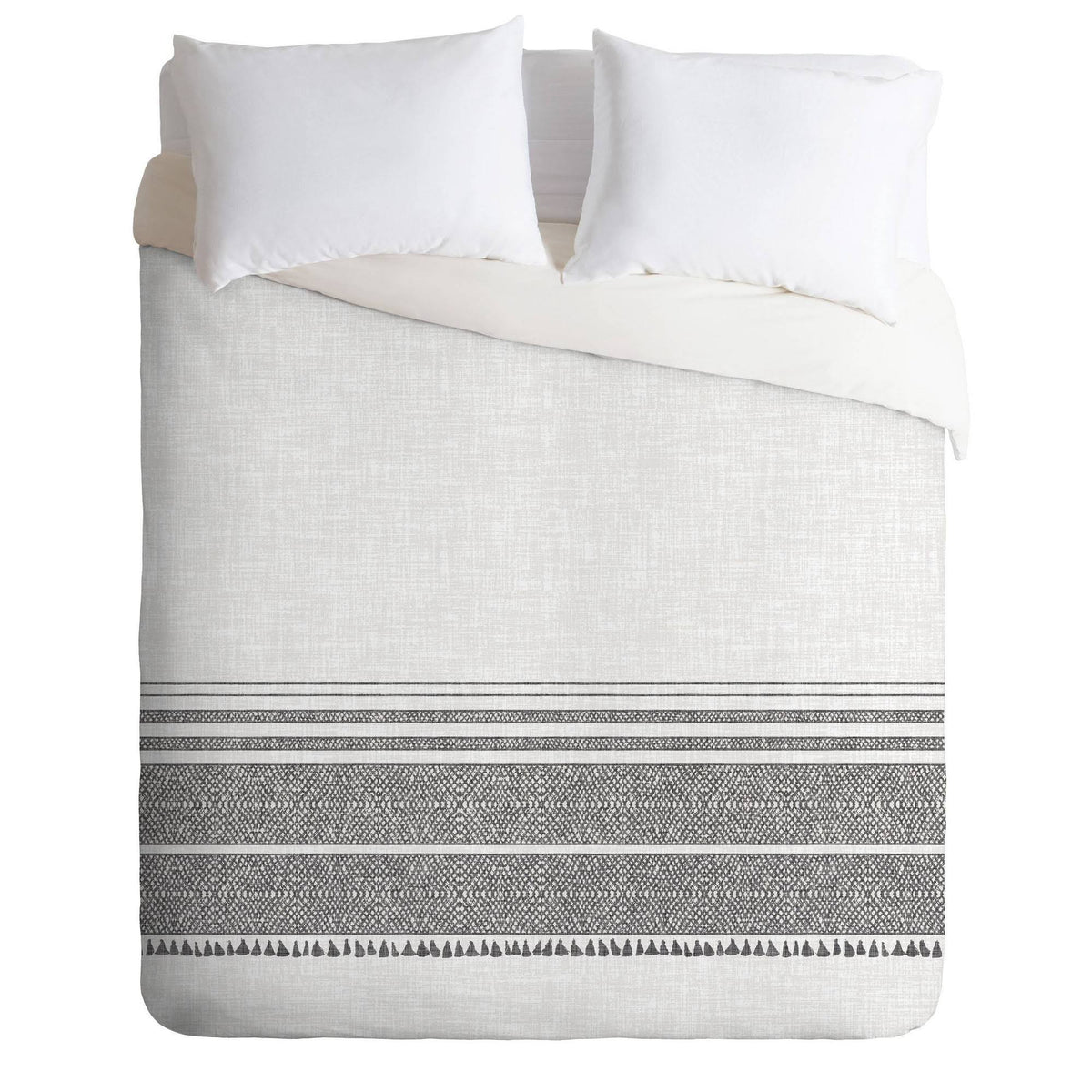 Charcoal Grey Duvet Cover Set O147974