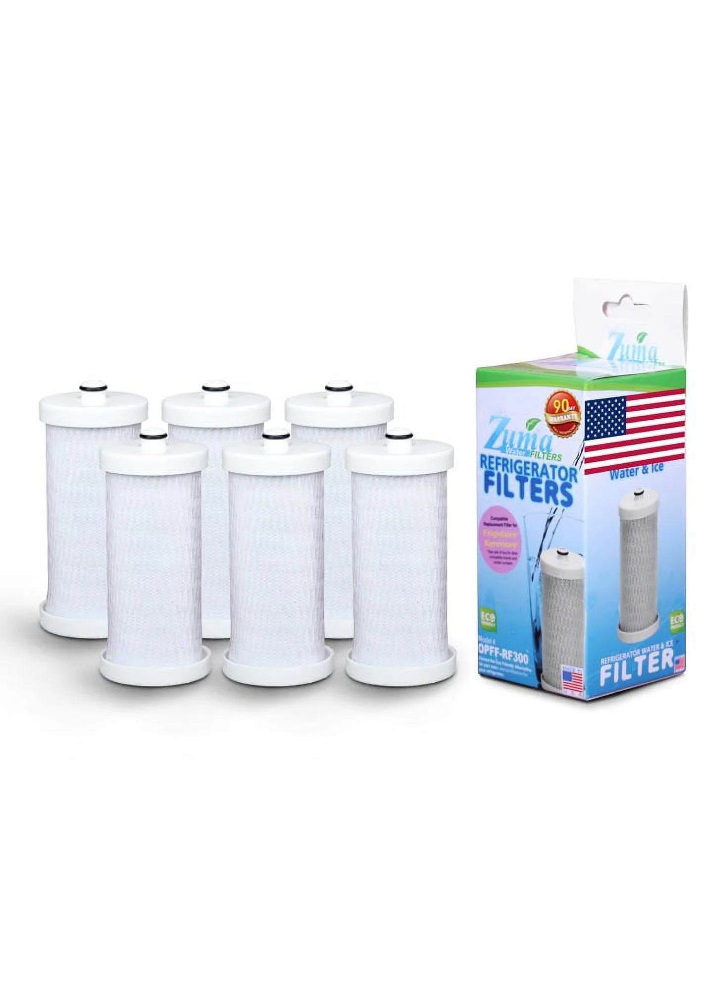 6 Pack Water and Ice Filter Q858